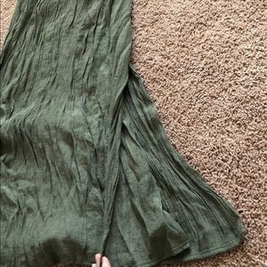 Long Green Dress